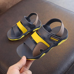 Boys Soccer Slides New Children Fashion Summer Boys Sandals Beach Outdoor Kids Buckle Non Slip Flat Baby Boys Sandals