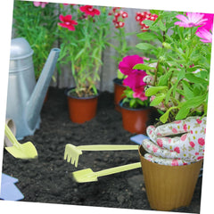1 Set Mini Gardening Tools Durable Hand Tools for Planting Transplanting Indoor Gardening Ergonomic Design Lightweight Easy to Clean for Pots