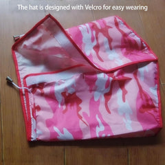 Doggy Dog Raincoat for Dogs Dog Rain Jacket Windbreaker Hooded Foldable Waterproof Windproof Resistant Rain Coat for Dogs(3X-Large,Yellow Gray)