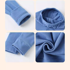 Boys Girls Cotton 𝐏a𝐣ama Set Long Sleeve Color Block Tops + Wide Leg Pants Fall Winter Sl𝐞epwear Loung𝐞wear Set 𝐏ajamas