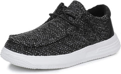 Ahannie Kids Lightweight Slip-On Walking Loafers – Breathable, Comfortable, Easy On/Off Casual Shoes for Boys & Girls(Todler/Little Kid/Big Kid)