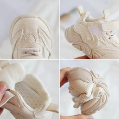 Fashion Sneakers for Toddler Lace-UP Non Slip Mesh Breathable Non Slip Running Walking Casual Sneakers
