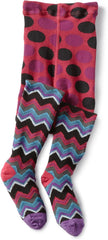 Jefferies Socks Girls 2-6x Zig Zag Tight
