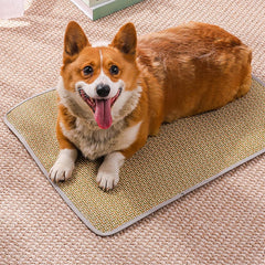 Breathable Mat Woven Rattan Pad for Dog and Cats Comfortable Bed Cushions with Option Size Easy to