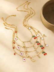 1 PCS Boho Initial Necklace for Women, Gold Letter Pendant Necklaces, Trendy Elegant Women's Jewelry