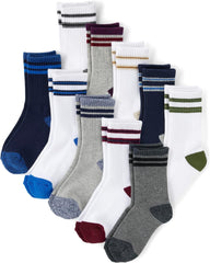 The Children's Place Boys' Crew Socks Variety Pack