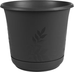 Bloem FP0600 Series Water Planter, 6", Black