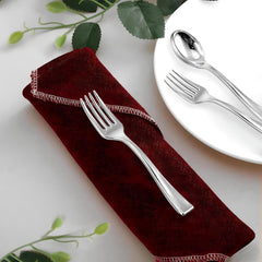 Stunning Silver Small Mini Fork Set (Pack of 36) - Premium Quality & Elegant Design - Ideal for Any Occasion