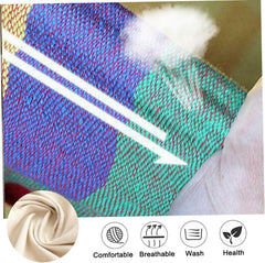 Hammock Chair Swing Comfortable Breathable Cotton Canvas Hammock Swing 400Lbs Portable Hanging Chair for Outdoor, Home, Patio, YardHammock