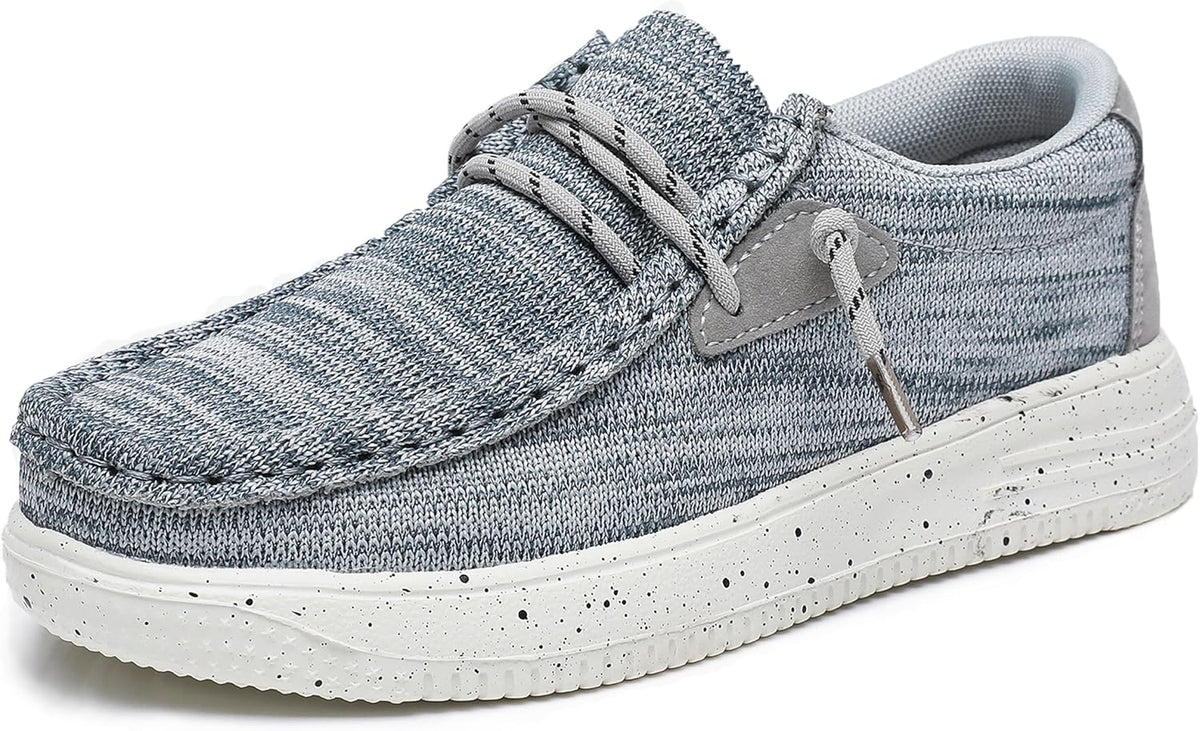 Apakowa Kids Boys Slip On Loafers Boat Shoes Girls Loafers Shoes (Toddler/Little Kid/Big Kid)