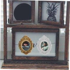 10pcs Photo Frame Gold Jewelry Picture Frame Rustic Frames Small Mini Ornate Frames Bulk Tiny Picture Frames Mini Frame Photo Frames Antique Wedding for White Resin