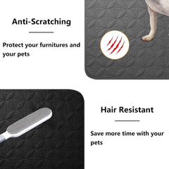 Waterproof Dog Blanket, 30x30 inches Small Pet Couch Covers for Sofa, Chair Bed Furniture Protector from Dogs Washable and Reversible-Lightgrey+Cream