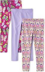 The Children's Place Girls' Printed Leggings 3-Pack