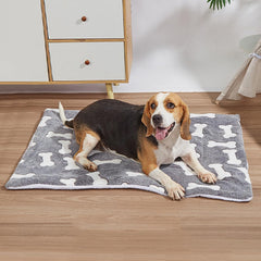 Dog Throw Blankets Warm Pet Cover Blankets, Couch Bed Furniture Protection Kitten Bed Blankets Cat Blankets Puppy Sleeping Mats for Small Medium Dogs Cats (70 * 50cm,Style 2)