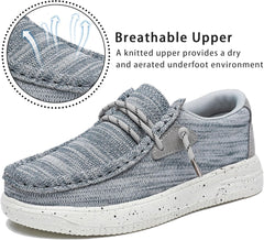 Apakowa Kids Boys Slip On Loafers Boat Shoes Girls Loafers Shoes (Toddler/Little Kid/Big Kid)