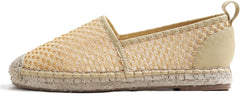 FEVERSOLE Close Toe Espadrilles Women's Comfort Breathable Slip On Flats Shoes