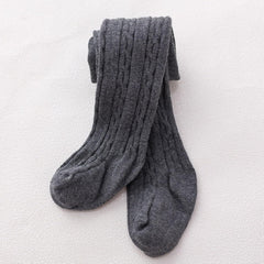 Girls Winter Warm Fleece Lined Leggings Bowknot Thick Thermal Tights Pants Cotton Full Length Pants for