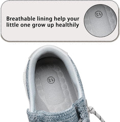 Apakowa Kids Boys Slip On Loafers Boat Shoes Girls Loafers Shoes (Toddler/Little Kid/Big Kid)