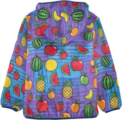 CHIFIGNO Colorful Fruit Toddler Boys Polar Fleece Lined Winter Jacket, Toddler Boy Sweatshirt with Hooded 3T