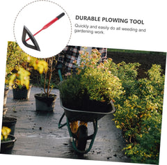 Kisangel Ergonomic Design Hand Hoe Garden Hoe Multipurpose Gardening Tool for Weeding Cultivating Planting