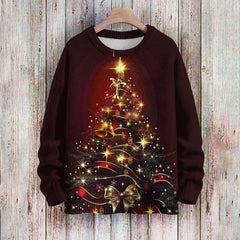 Crewneck Shirts for Women Summer Fall Long Sleeve Festival Christmas Crochet Knit Tops Shirt Blouse Women 2025