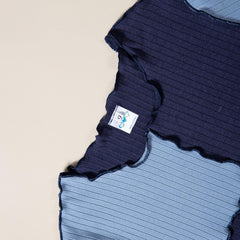 Cropped T Shirts for Girls Kids Ribbed Knit Short Sleeve Cute Clothes Summer Casual Top Cropped T Shirts for Girls Kids