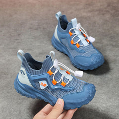 Boys Girls Sneakers Kids Shoes,Lightweight Breathable Strap Athletic Running Shoes Casual Fashion Footwear