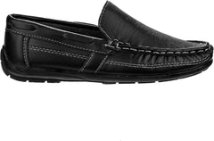 Josmo Boys Moccasin Driving Loafers - Casual Dress Penny Slip On Boat Shoes (Toddlers - Little Kids - Big Kids)