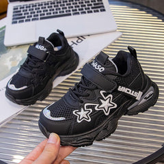 IWIHMIV Girl Sneakers Boys Slip On Shoes Outdoor Kids Shoes Toddler Boys Girls Athletic Running Sports Sneakers for Toddler