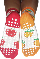 MIXIN ITUP Kids Crew Socks - Opposites Collection-3 Pairs-Sizes Toddlers 1-3 with Grips Only. Ages 3-6, 6-9 Years.