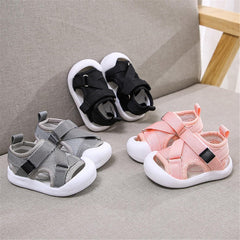 Baby Boys Girls Sports Sandals Lightweight Anti-Slip Rubber Sole Beach Aquatic Water Shoes Toddler First Walking Shoe