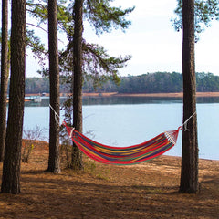 DOITOOL Anti-Rollover Hammock Extra Large for 2 People for Camping Hiking Backyard