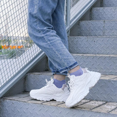 Women's Lace-up Platform Walking Shoes Comfortable Retro Stylish Workout Sport Work Casual Chunky Sneakers