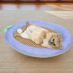 Dog Cooling Pad – Soft Fabric Pet Bed, Portable Chew-Proof Crate Mat | Breathable Puppy Lounger, Chill for Indoor House Relaxation, Summer Nap Gear for Travel Kennel Floor Cats Comfort