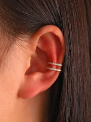 Ear Cuff Set for Women – Huggie Hoop Earrings Clip On Chunky Cartilage Helix Earrings – Trendy Jewelry Gifts