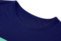 Tebbis Pajamas For Boys Fun Baseball Navy Blue Short Sleeves 2-Piece PJs Set Kid Comfy Sleepwear Size 6-18