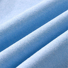 BILIKEYU Boys Girls Short Sleeve Button Down Cotton T-Shirts Stand Collar Solid Color Summer Casual Tops with