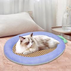 Dog Cooling Pad – Soft Fabric Pet Bed, Portable Chew-Proof Crate Mat | Breathable Puppy Lounger, Chill for Indoor House Relaxation, Summer Nap Gear for Travel Kennel Floor Cats Comfort