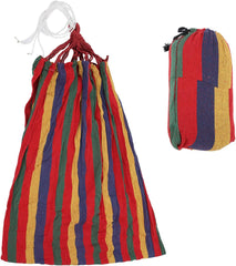 Camping Hammock, Portable Outdoor Travel Hammock, with 551lb Load Capacity, Fishtail Knot and Carry Bag, Suitable for Camping, Hiking Indoor (Red