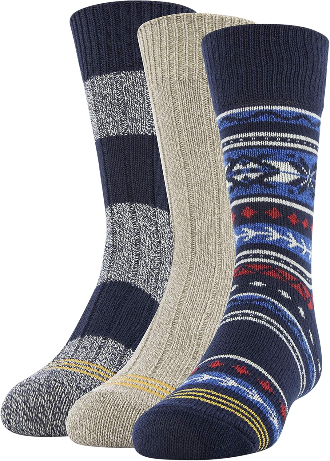 GOLDTOE boys Camp Fairisle Crew Socks