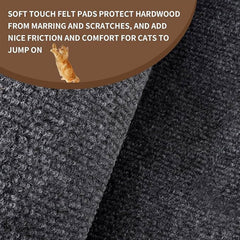 Cats Carpet Replacements for Cats Tree Shelves Trimmable Adhesive Cats Scratch Mat Easily Use for Protect Furniture