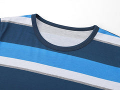 Beezizac Boys Pajamas CATCH SOME Z ' S Striped Baseball 2-Piece Fun Short Sleeve & Pants PJs Kid Sleepwear Size 6-18