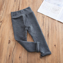 Fleece Warmth Leggings Girls Thickened Winter Lined Long Baby Kids Pants Girls Pants Jeans Baby Pants
