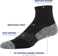 Gildan Men's Strategic Cushion Ankle Socks