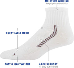 Gildan Men's Active Flat Knit Ankle Socks, Multipairs