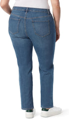 Gloria Vanderbilt Womens Amanda Classic High Rise Tapered Jean Plus Size