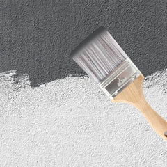 3 inch Wide Soft Bristle Paint Brush, Flat Stain Brush, Wooden Handle Deck Brush, Masonry Brush, Wood Stain Brush