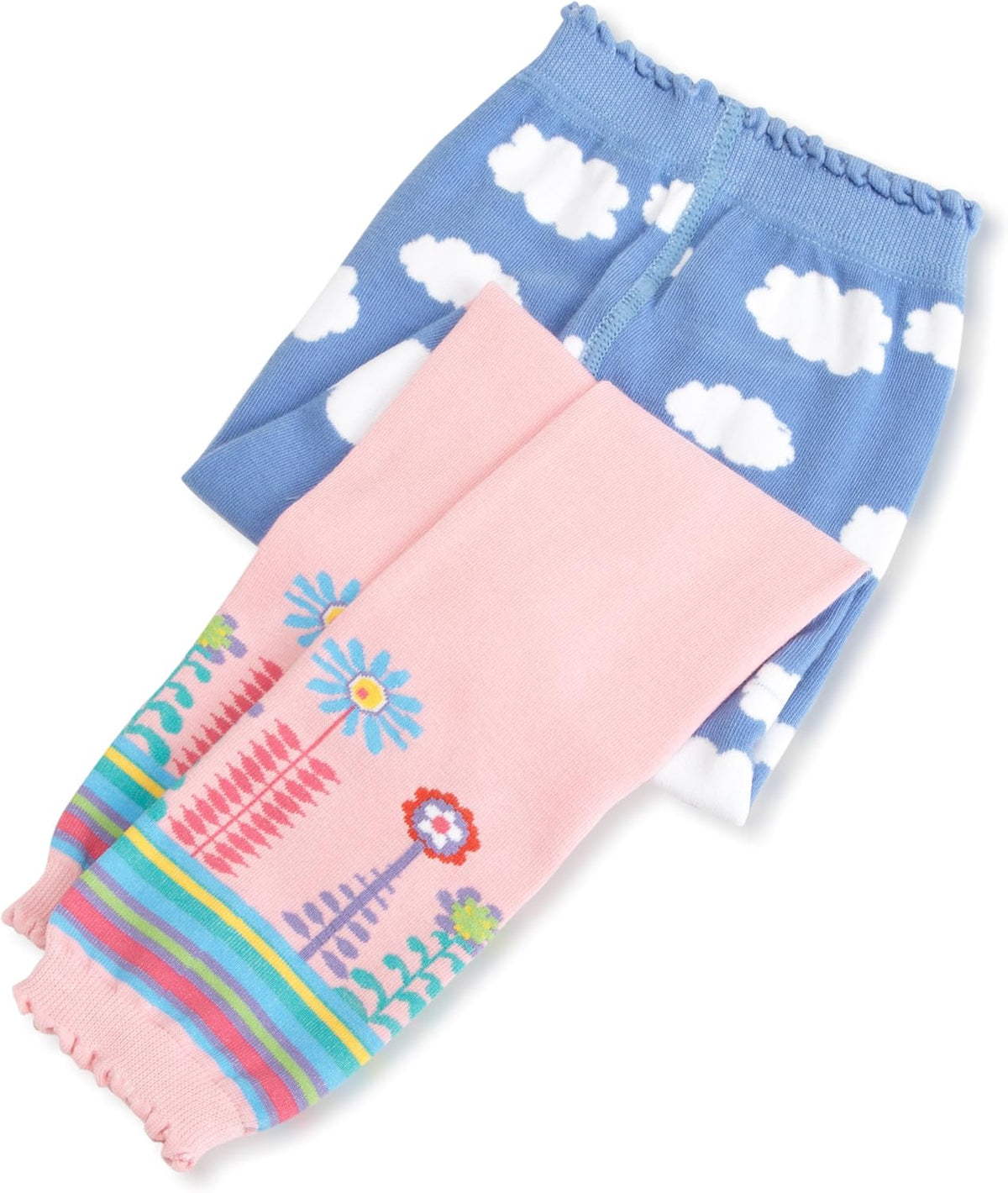 Jefferies Socks, Llc Baby-Girls Newborn Clouds Capri