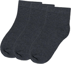 Trimfit Girls' 3-Pack Low Cut (Comfortoe) Socks