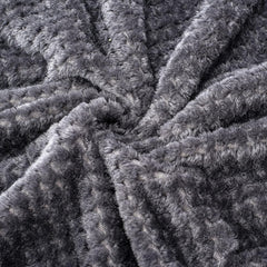 Warm Soft Fuzzy Dog or Cat Blanket, Plush Fleece Throws for Bed, Couch, Sofa, Travel (L/40" x 48", Blue)